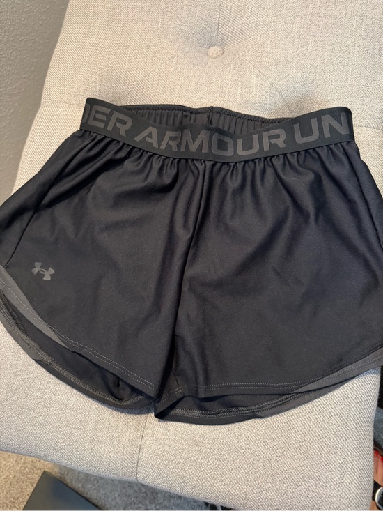 Under Armour Pants - Under Armour Black Women's Athletic Shorts with Branded Waistband
